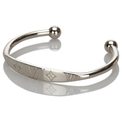 monogram lv bracelet|louis vuitton monogram bracelet silver.